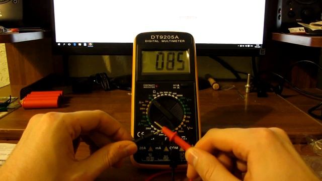 Мультимерт тестер для начинающих DT9205A смотреть онлайн