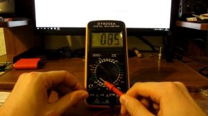 Мультимерт тестер для начинающих  DT9205A