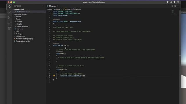 Variables & Serialize Fields - Beginner Unity Tutorials смотреть онлайн