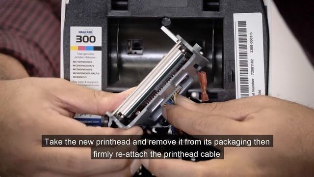 MAGICARD 300 ENGLISH How To Change the Printhead смотреть онлайн