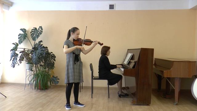 Солисты (6 класс) Новосельцева Ольга Ш.Берио Концерт №9 1 часть смотреть онлайн