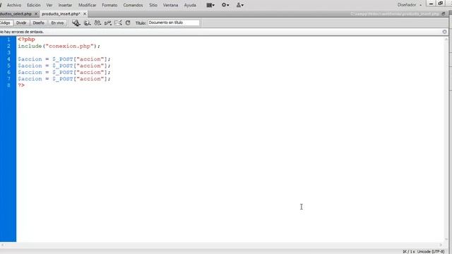 PDM 035 MySQL producto insert 1 смотреть онлайн