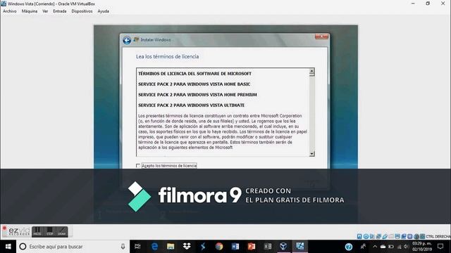 Instalación Windows Vista || Oracle VM Virtualbox. смотреть онлайн