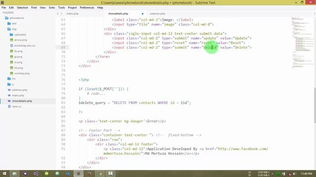 06 PhoneBook using PHP ( Delete Contact Part ) смотреть онлайн