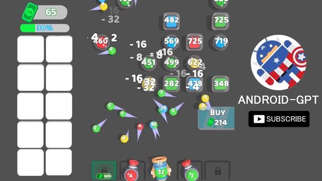 MERGE NUMBER DEFENSE - Math Idle Game (ASMR Physics) смотреть онлайн