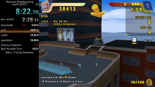 Backyard Skateboarding GOTY any% former WR 16:43 | Psyrade смотреть онлайн