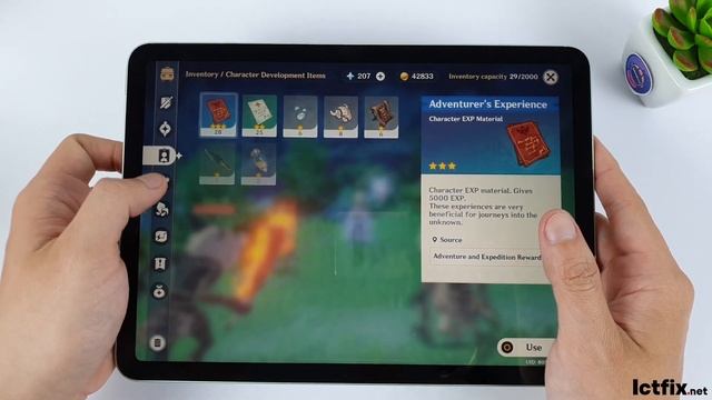 iPad Air 4 test game Genshin Impact | Apple A14 Bionic смотреть онлайн