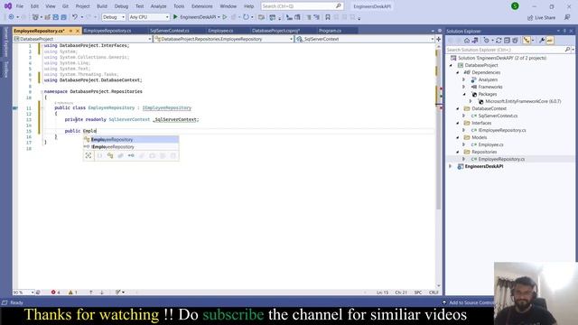 Web API & Entity Framework Core using .NET 6 - A Complete project from scratch in Hindi ? смотреть онлайн