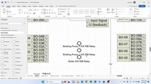 Microsoft Visio Text Movement With Keyboard Arrows смотреть онлайн