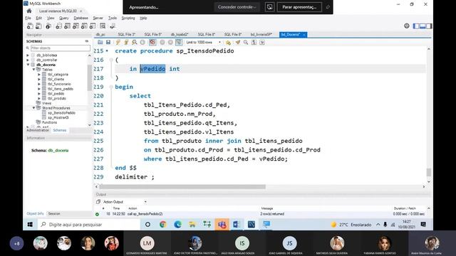 aula 10 08 2021 - Criando stored procedures para comando select смотреть онлайн