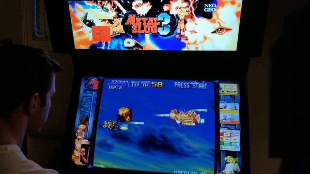 Metal Slug 3 Arcade Cabinet MAME Playthrough w/ Hypermarquee смотреть онлайн