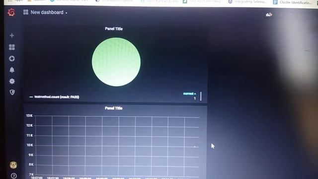 Real time Selenium reports in Grafana Dashboard using influxdb смотреть онлайн