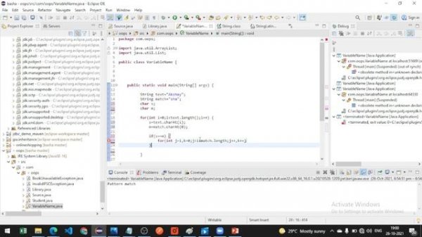 Same String Pattern | Java String