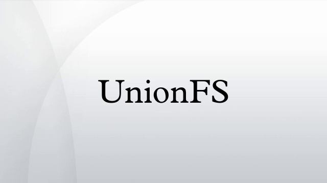 UnionFS смотреть онлайн