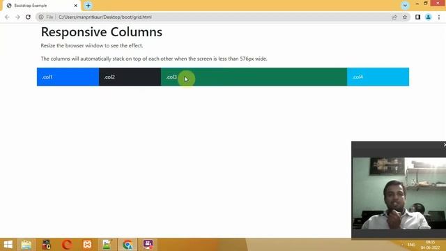 Bootstrap5 Auto Width Column in Bootstrap5 in Hindi Urdu смотреть онлайн