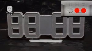 3D LED часы FanJu FJ3208 с Китая (обзор и настройка)