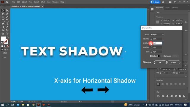 Add drop shadow in illustrator | Text Shadow in illustrator | Adobe illustrator Tutorials | Mr Dude смотреть онлайн