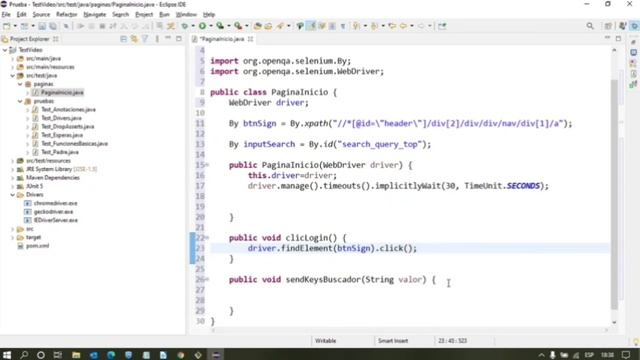 Selenium Webdriver (Java) - Modelo POM - Page Object Model sin Page Factory смотреть онлайн