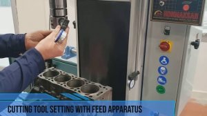 Вертикально-расточной станок для расточки блоков цилиндров и фрезерования плоскости HMR 180