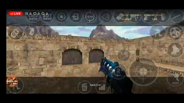 СТРИМ ПО CS:16 НА ТЕЛЕФОН И STANDOFF 2 смотреть онлайн