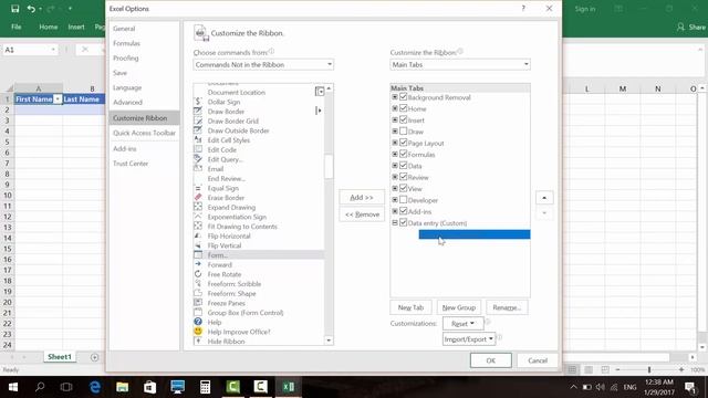 How to create Data entry form in Microsoft Excel смотреть онлайн