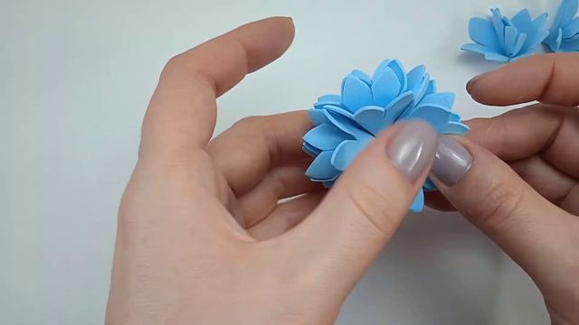 Цветок из фоамирана Без шаблона ✂ смотреть онлайн