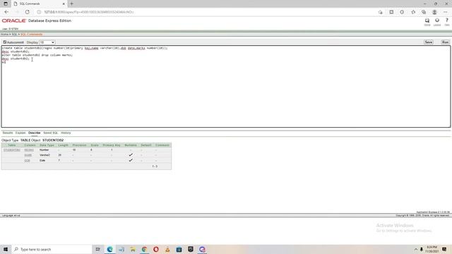 SQL with Oracle 10g XE 2 How to Alter Table смотреть онлайн