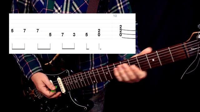 Как играть рифф Led Zeppelin - Black Dog. Разбор и табы. смотреть онлайн