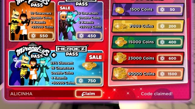(WINNERS) ALL *3* NEW MIRACULOUS RP CODES + Miraculous RP NEW UPDATE! ROBLOX смотреть онлайн