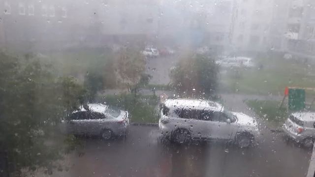 Погода в Барнауле: град, сильный ливень, гром, молния 19 августа 21год смотреть онлайн