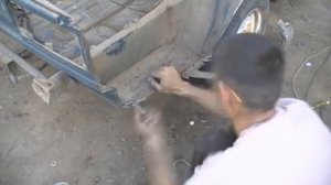 ВАЗ-2107.Часть 2 резка крыльев и добрались до порога