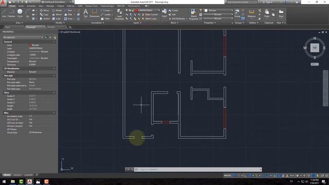 Tutorial Autocad 2017 Básico - (layers) - Diseñando una Casa 2 смотреть онлайн