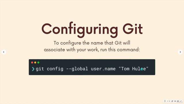 005 Configuring Your Git Name & Email смотреть онлайн
