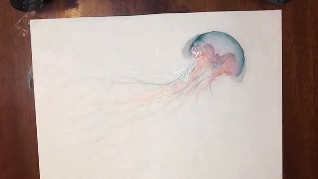 Drawing a jellyfish / Рисуем медузу смотреть онлайн