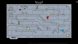 Fireboy And Watergirl 5: Elements The Ice Temple Level 1 To 9 Full Gameplay