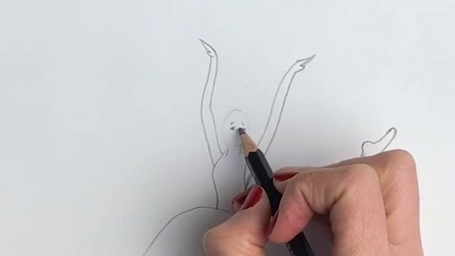 How to draw a simple ballerina смотреть онлайн