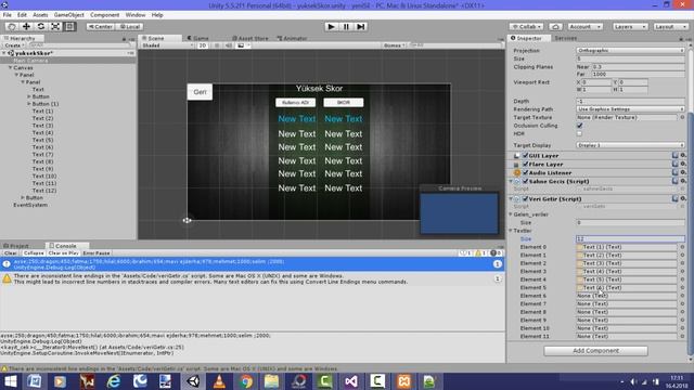 #Unity Yüksek Skor Menüsü Online(PHP-Mysql) смотреть онлайн