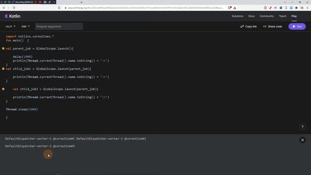 Coroutine hierarchy. смотреть онлайн