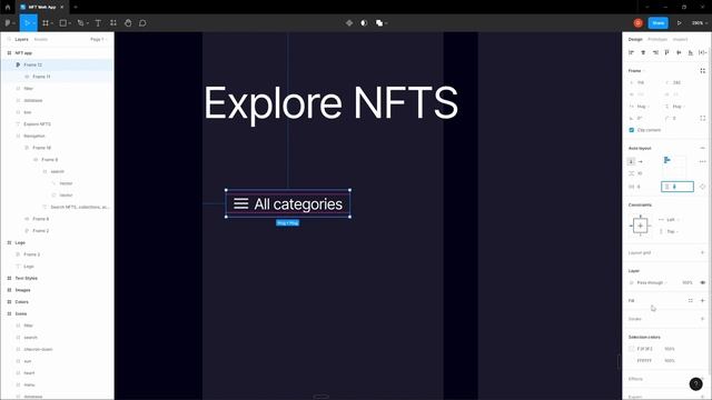 How to Design a NFT Website in Figma with Autolayout - UI/UX Design смотреть онлайн