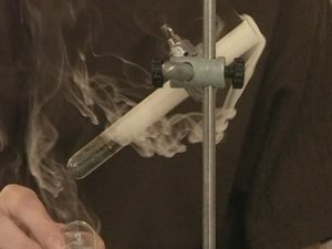 Химия. Опыты. Неорганика. Реакция соединения серы с железом