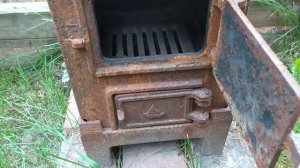 Чугунная печка разборная