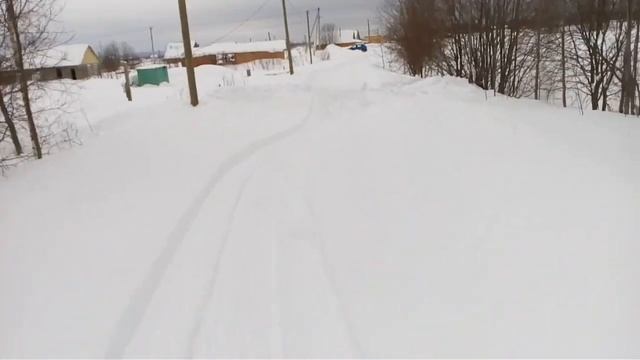 Снегоход GALAцапа. Продолжаем тестировать полноприводный снегоход. смотреть онлайн