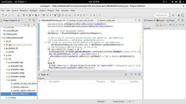 Creación de Aplicación Android utilizando Bluetooth смотреть онлайн