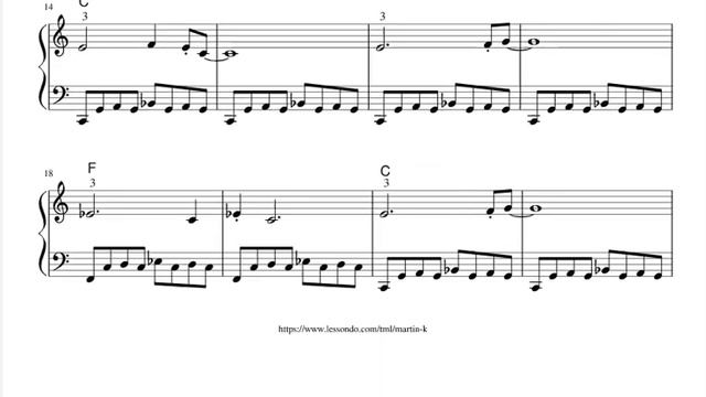 Lonesome Broccoli Blues Martin Kratochwil | Piano Sheet Tutorial Блюз Одинокое Броколли ноты пианин смотреть онлайн