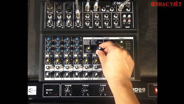 MACKIE MIX12FX và DALLAS DD99 - Hướng dẫn cách kết nối