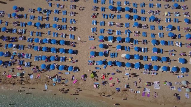 Пляж Fig Tree в октябре на Кипре в 4K на Mavic Pro смотреть онлайн