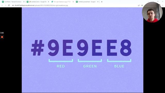 How to generate random colors in Google Sheets and how the HEX color code works ??? смотреть онлайн