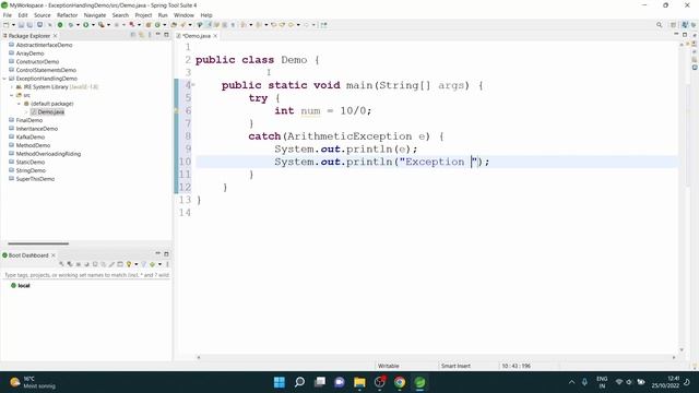Exception Handling in Java | Java Tutorial for Beginners смотреть онлайн