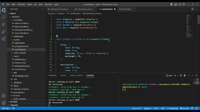 Applied jobs history, job by location -Build a complete Fullstack Job portal MERN Stack app -part 8 смотреть онлайн