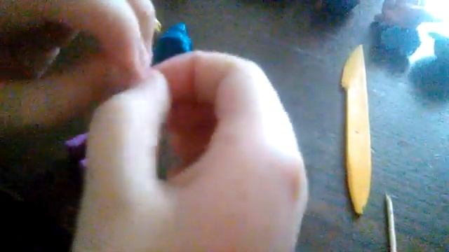 Лепка фиолетовой поняшки дети с 5 лет.Мастер класс смотреть онлайн